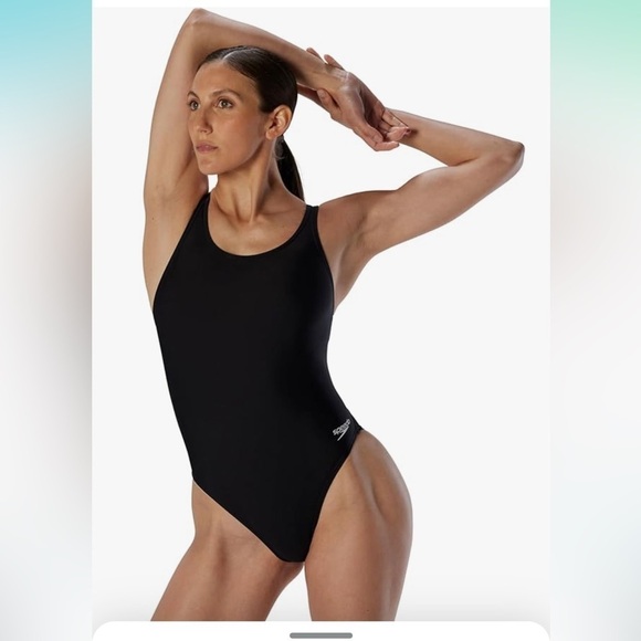 NWOT Speedo Women's Swimsuit One Piece Prolt Super Pro Solid Adult - Picture 2 of 5